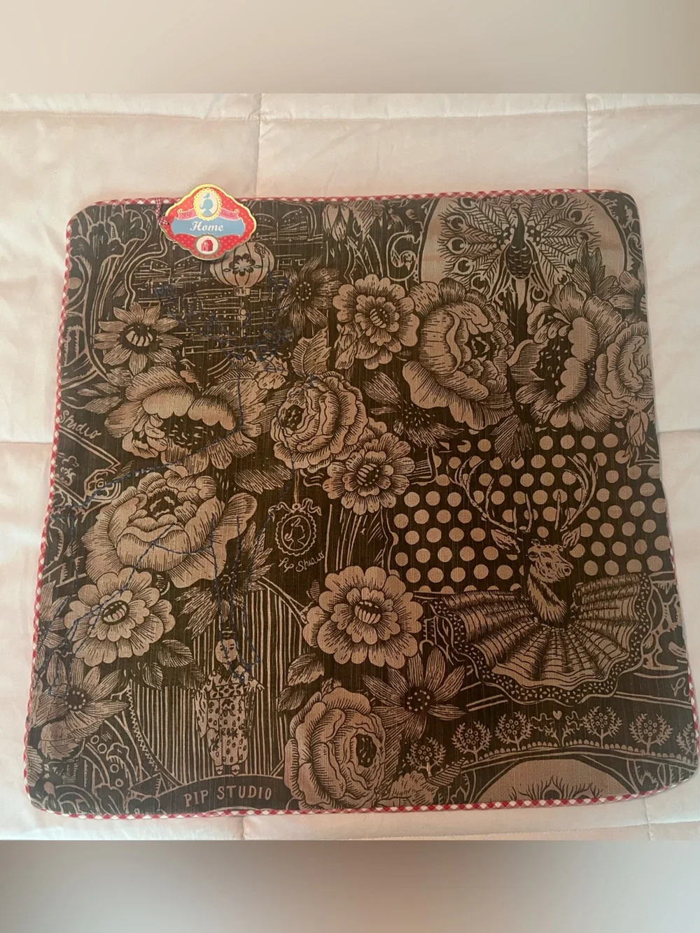 NWT PIP Studios Home Holiday Pillow Cover